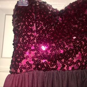 High-Low Sequin Dress